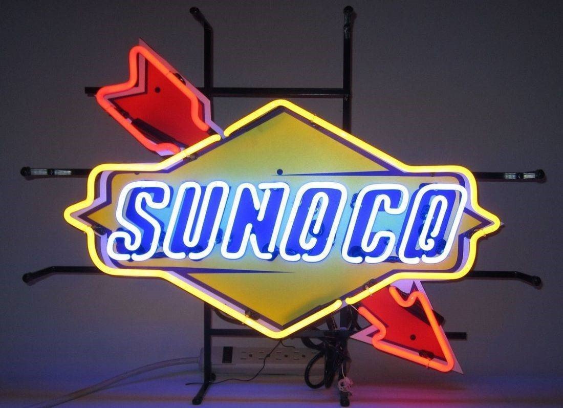 SUNOCO MEDIUM NEON – GARAGE CAVE SIGNS